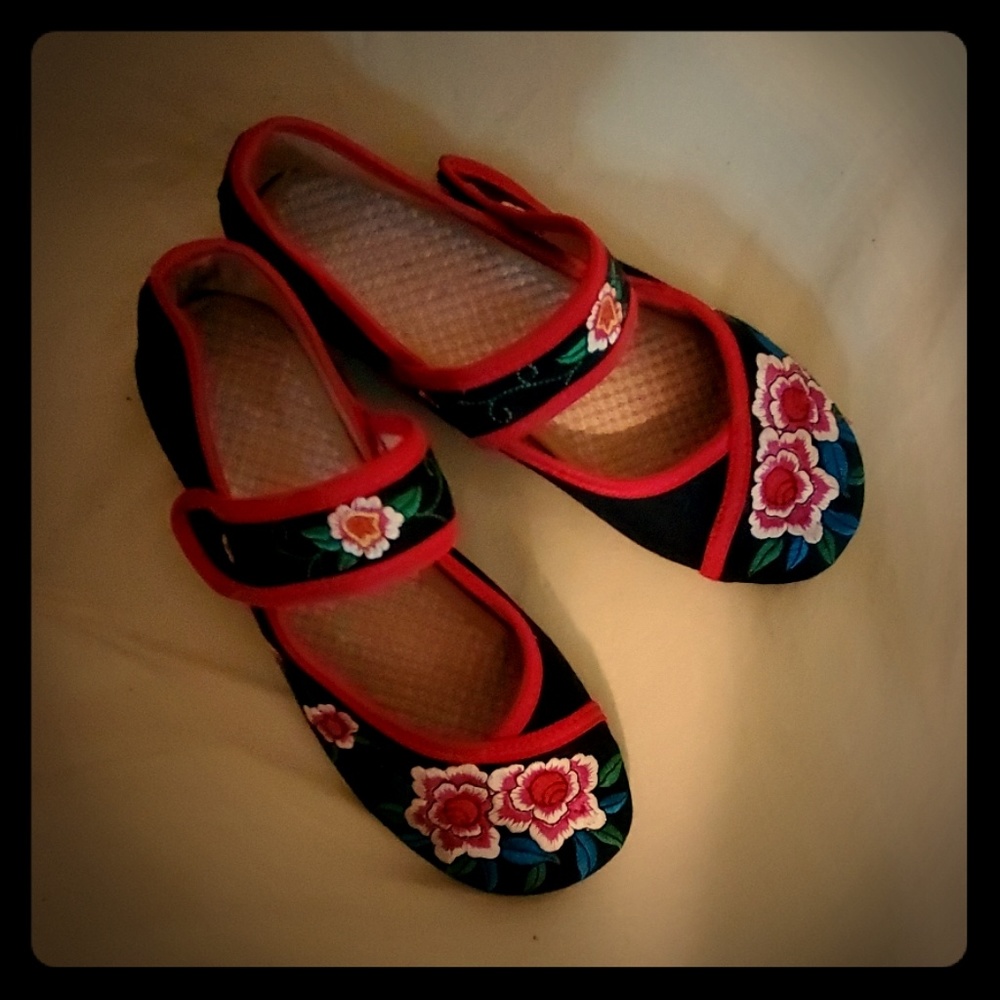 Asian inspired style Maryjanes